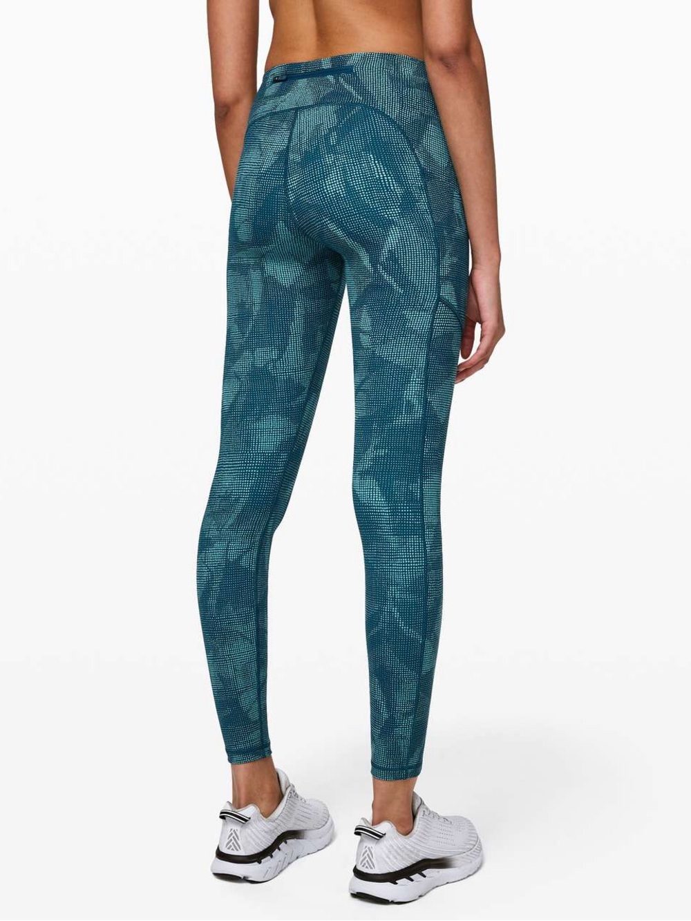 10. Lululemon Speed Up Tight 28" Illusion Tidal Teal Bermuda Teal size 6 - Picture 3 of 12